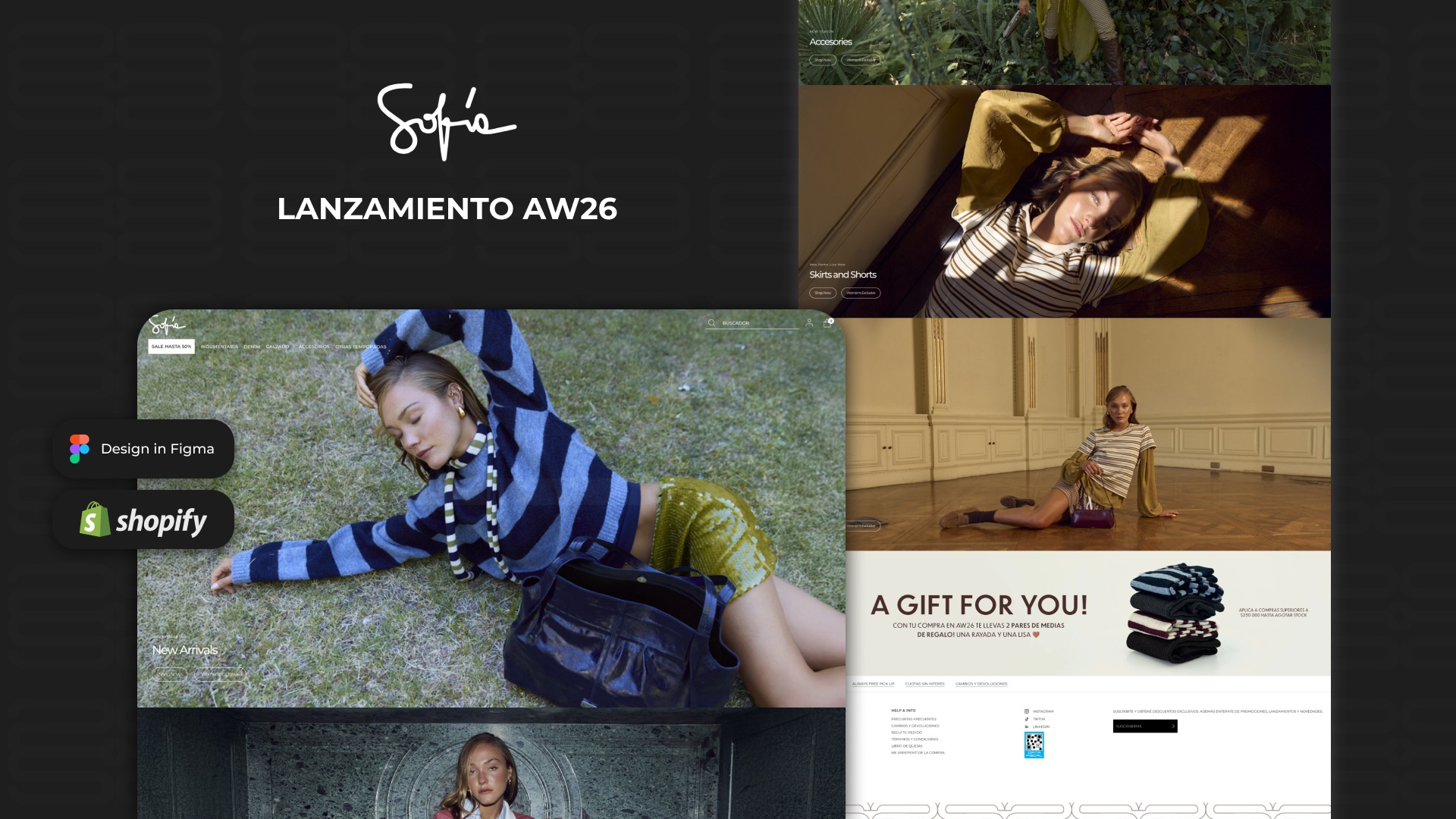 Sofia Sarkany AW26 — editorial landing page for the Autumn/Winter 2026 collection